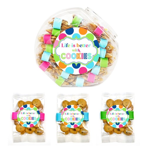 Confetti Cupcake It\'s Cookie Time Grab-A-Bag Display Jar